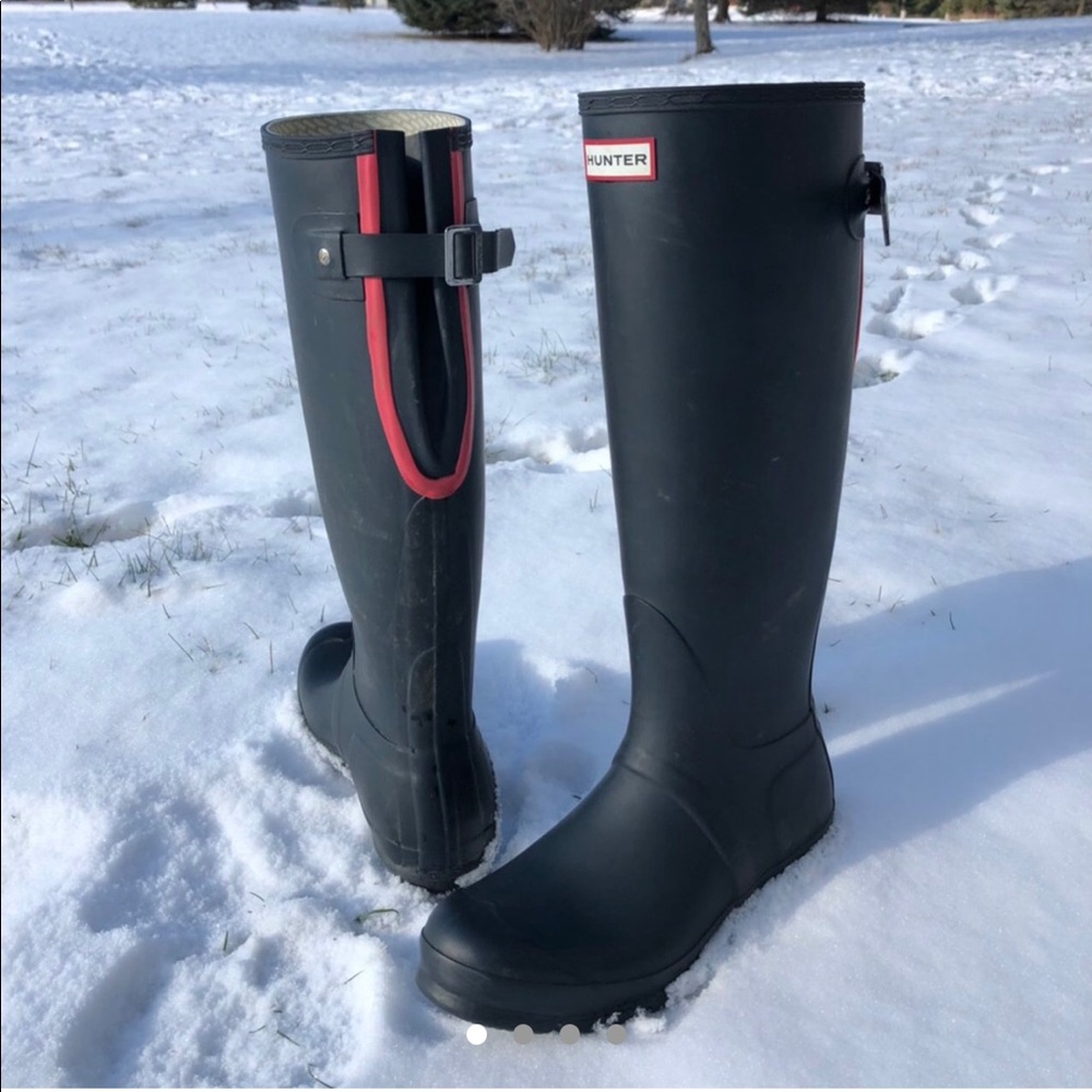 Dark Blue Hunter Rain Boots